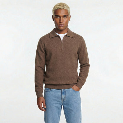 Polo Compone De Cremallera Un Cuarto