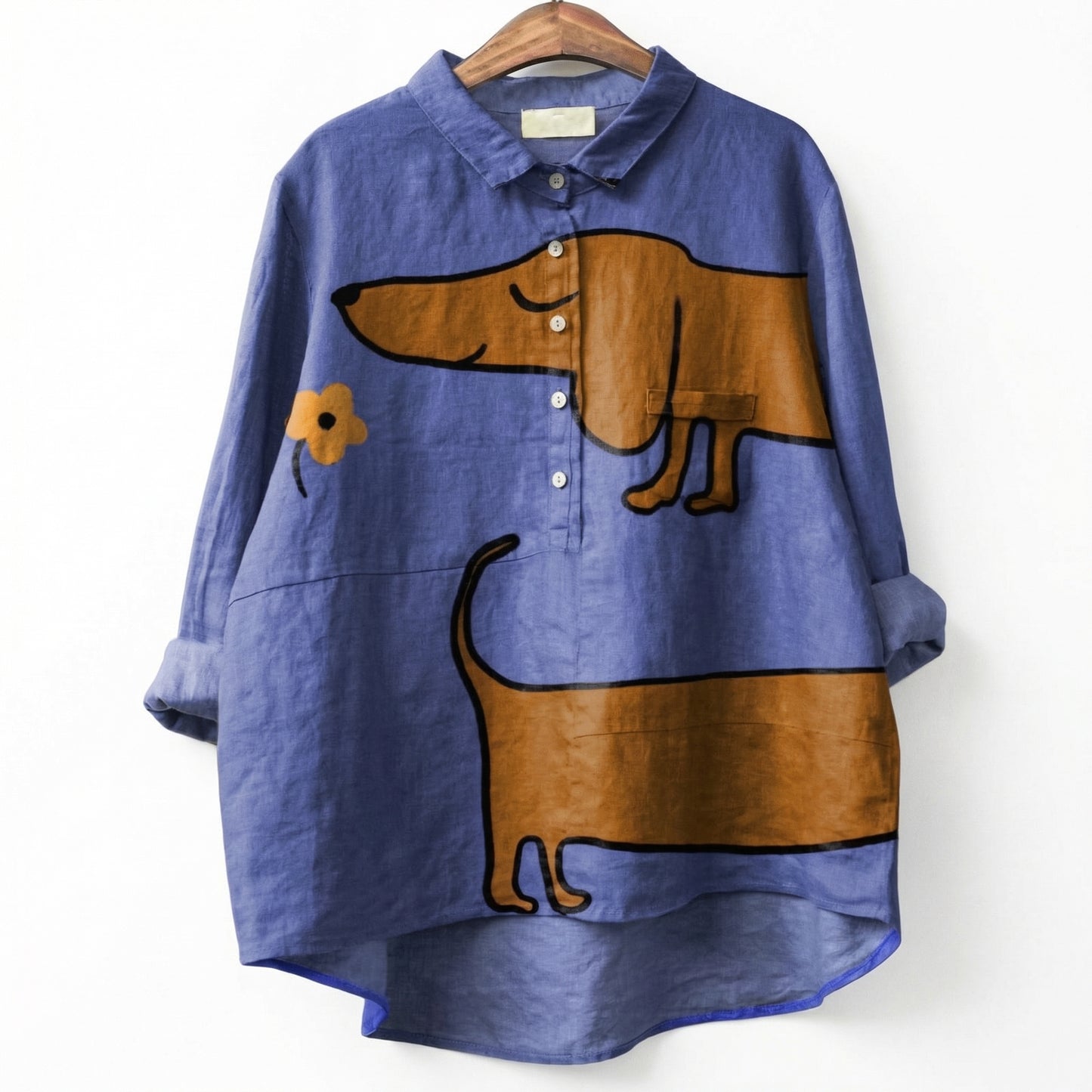 Blusa Lino Estampada