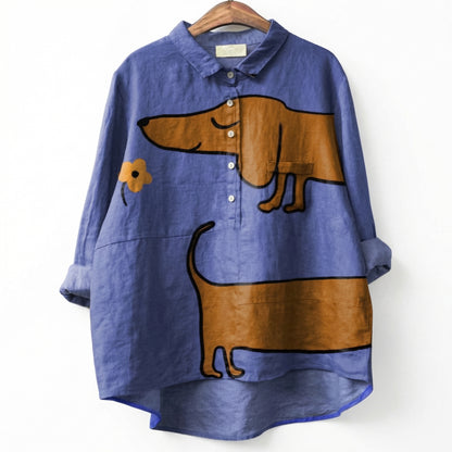 Blusa Lino Estampada
