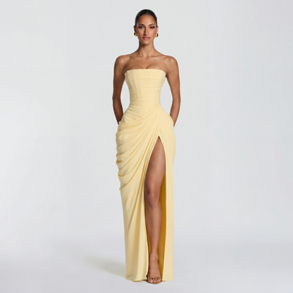 Vestido Maxi Cyra - Limón