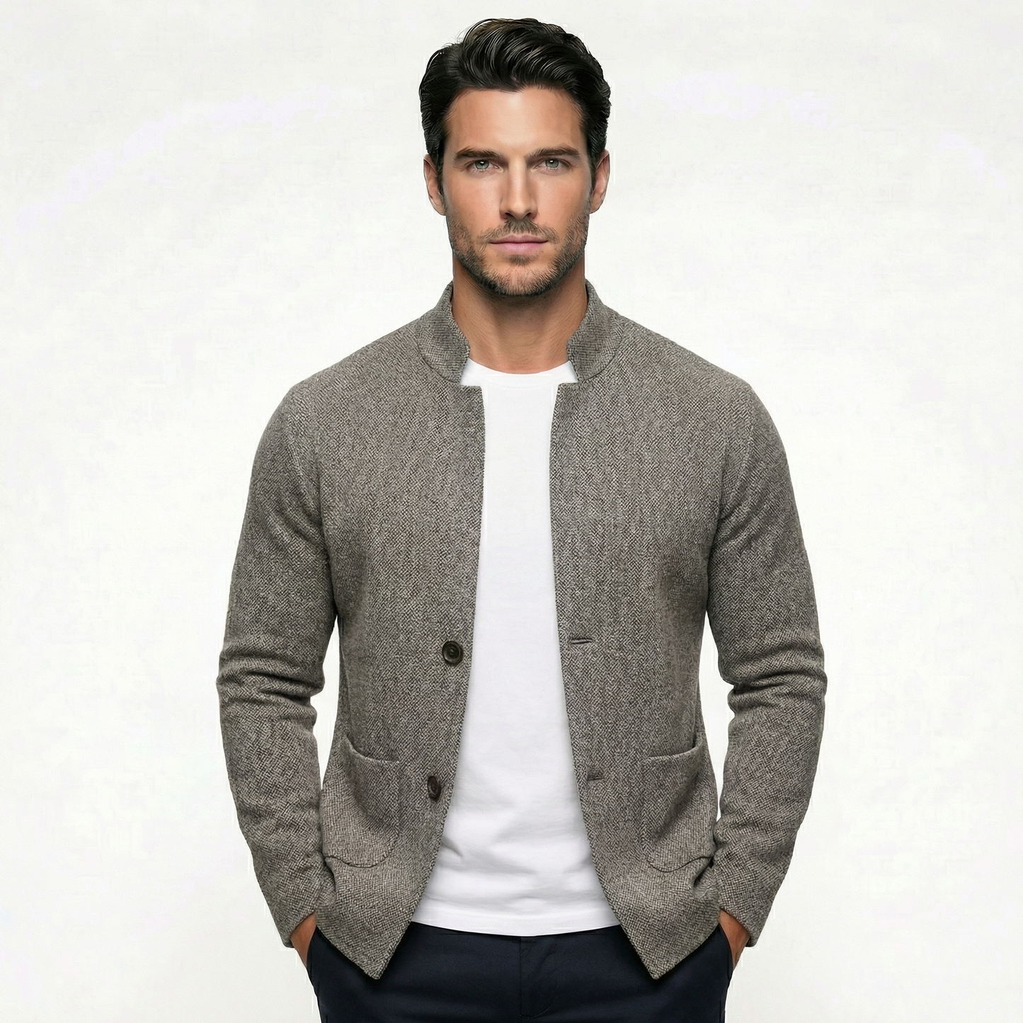 Chaqueta de Punto Estructurado