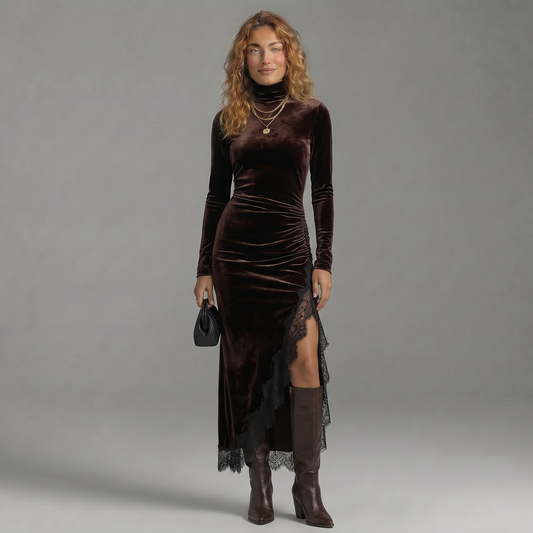 Vestido Maxi Terciopelo