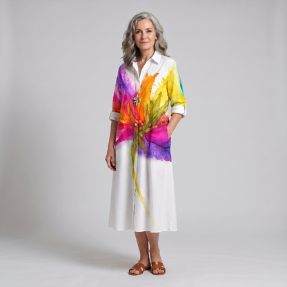 Bridget | Vestido midi elegante