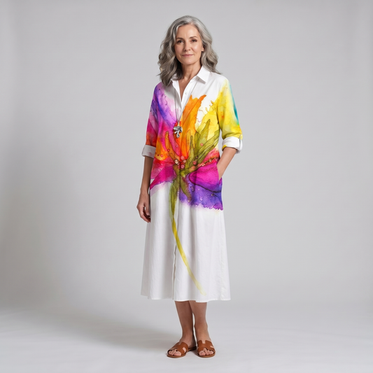 Bridget | Vestido midi elegante