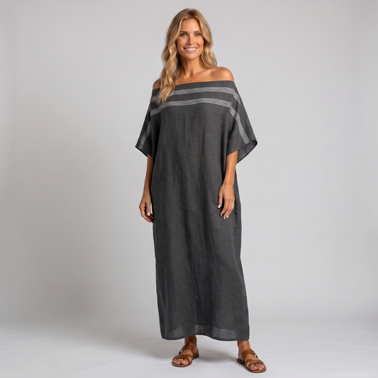 Vestido Rayas Fluido