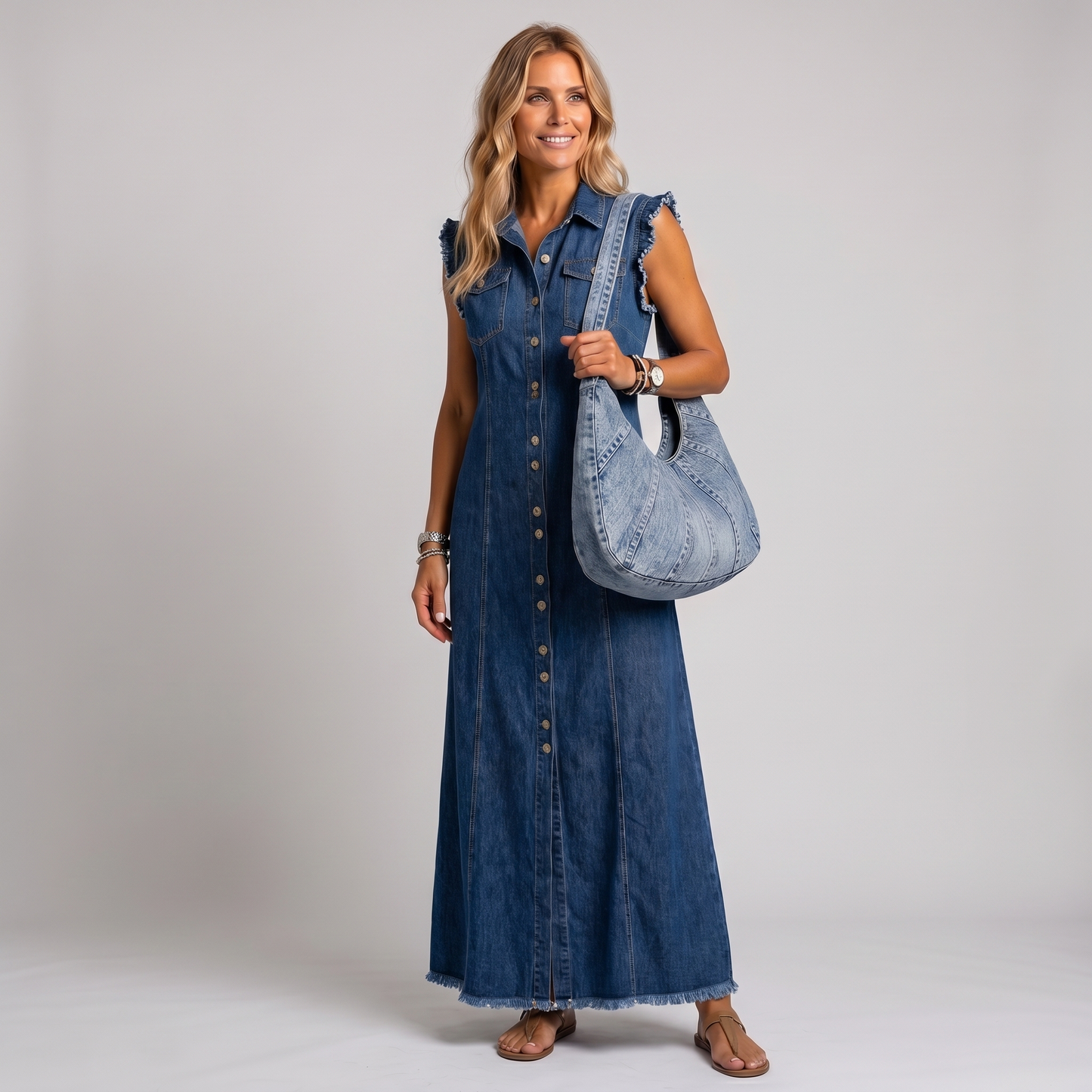 Liora | Vestido Denim Tallaje Grande
