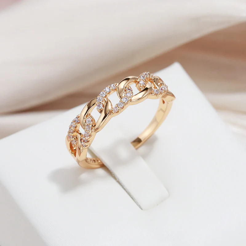 Anillo de oro Maille Chic