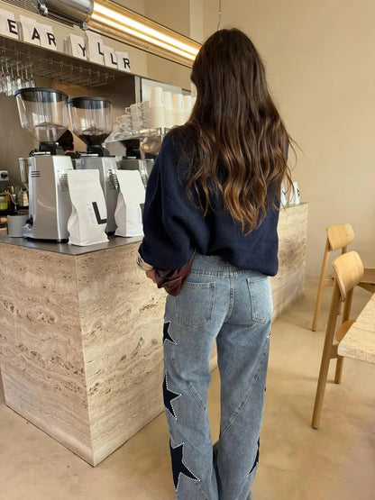 Melisa | Jeans Casual de Estrellas