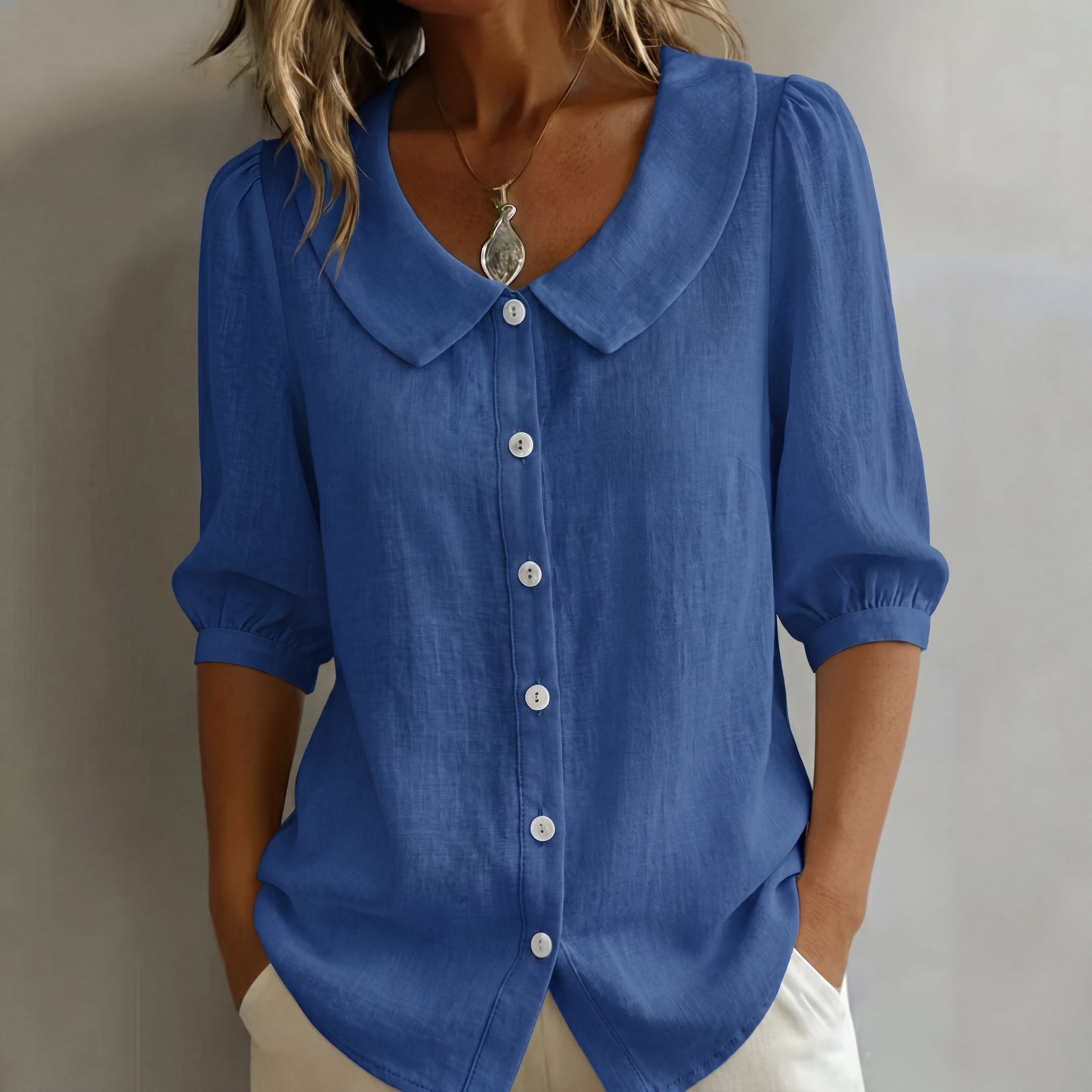 Blusa Lino Algodón