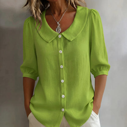 Blusa Lino Algodón