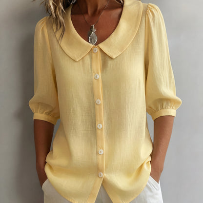 Blusa Lino Algodón