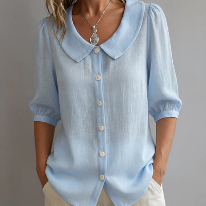 Blusa Lino Algodón