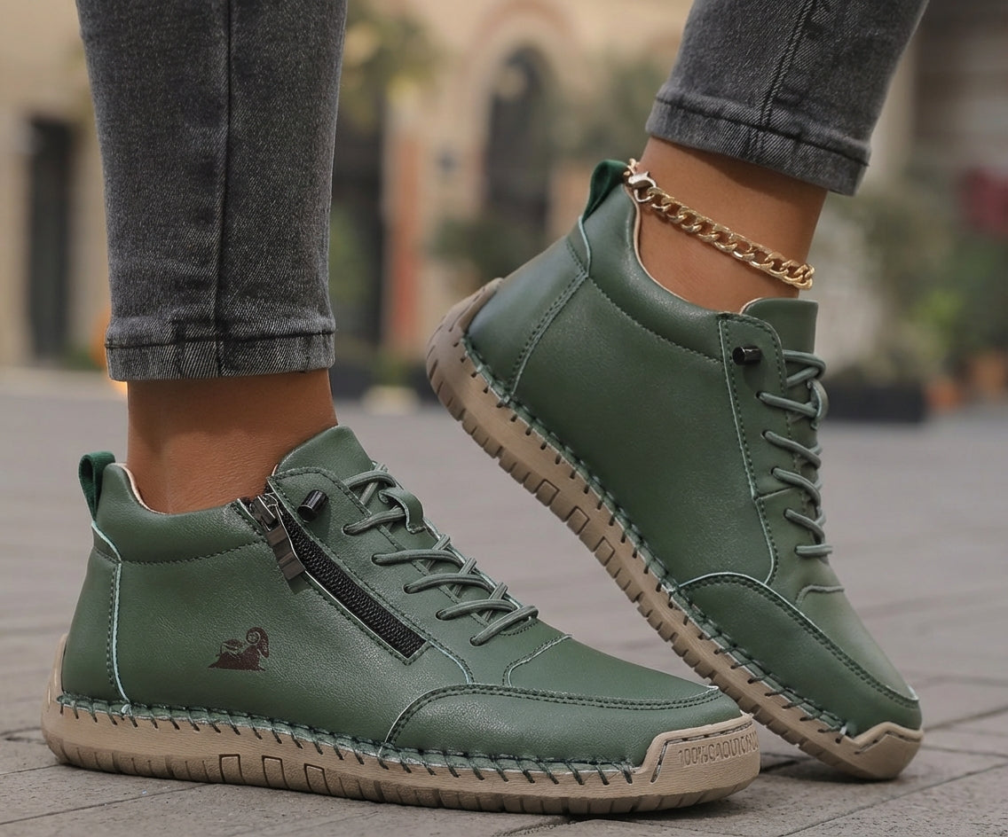 Flora | Zapatos Ortopédicos con Cremallera