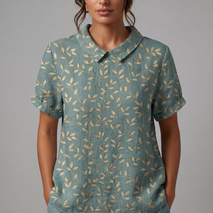 Haut floral élégant et confortable