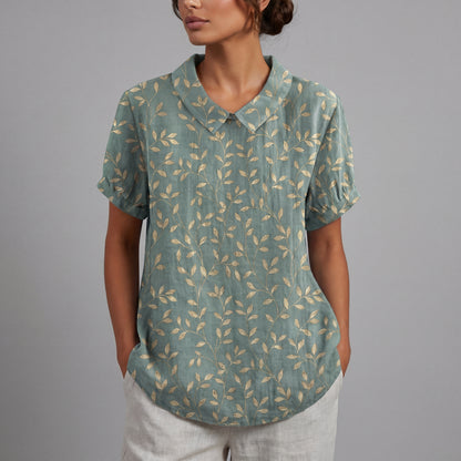 Haut floral élégant et confortable