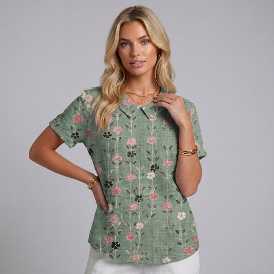 Haut Floral Élégant