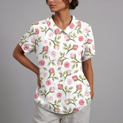 Haut Floral Élégant