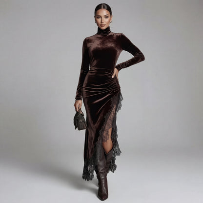 Vestido Maxi Terciopelo