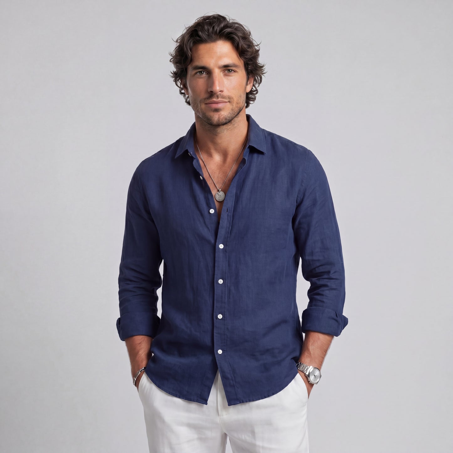 Camisa Veraniega de Corte Holgado