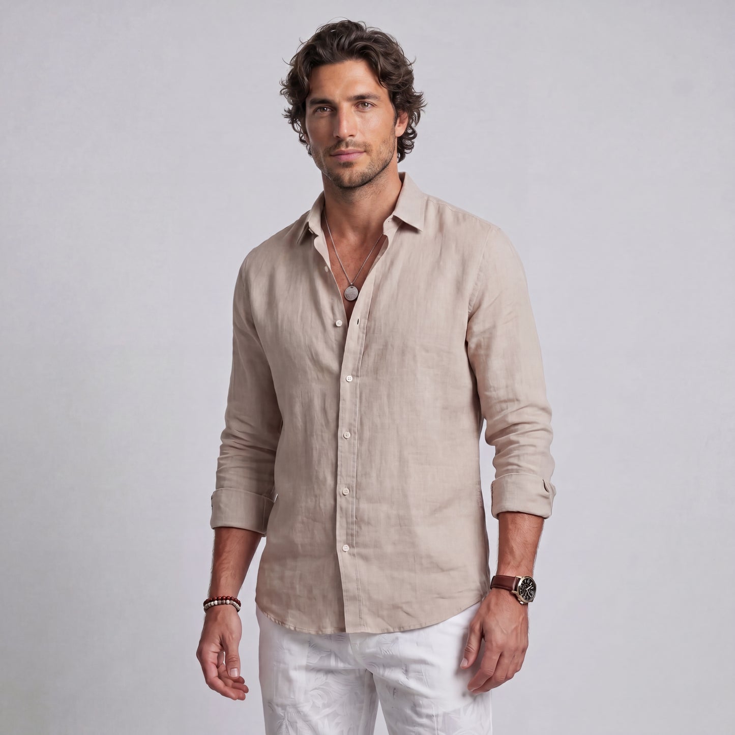 Camisa Veraniega de Corte Holgado
