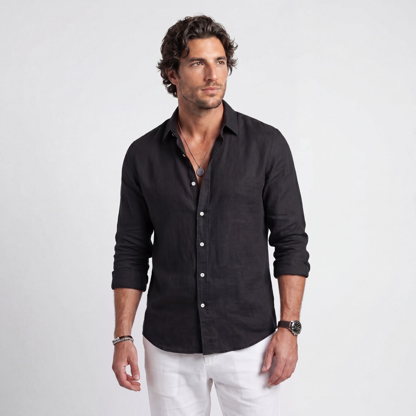 Camisa Veraniega de Corte Holgado