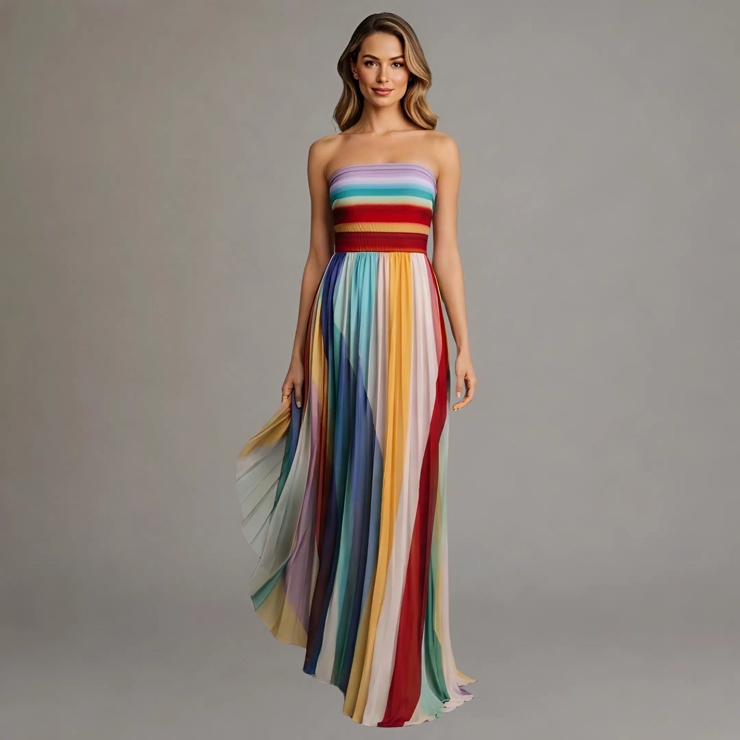 Vestido Largo Multicolor